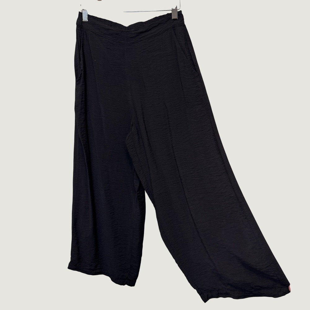 Cut Loose Y2K Barrel Lantern Pants XS Black Textured Cottagecore Lagenlook Flowy